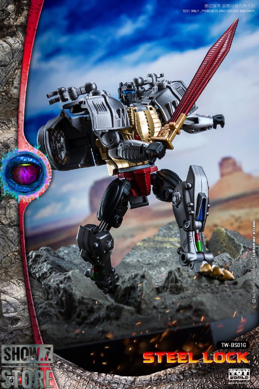 Toyworld Grimlock metallic version robot transformation model Toyworld Grimlock metallic version robot transformation model