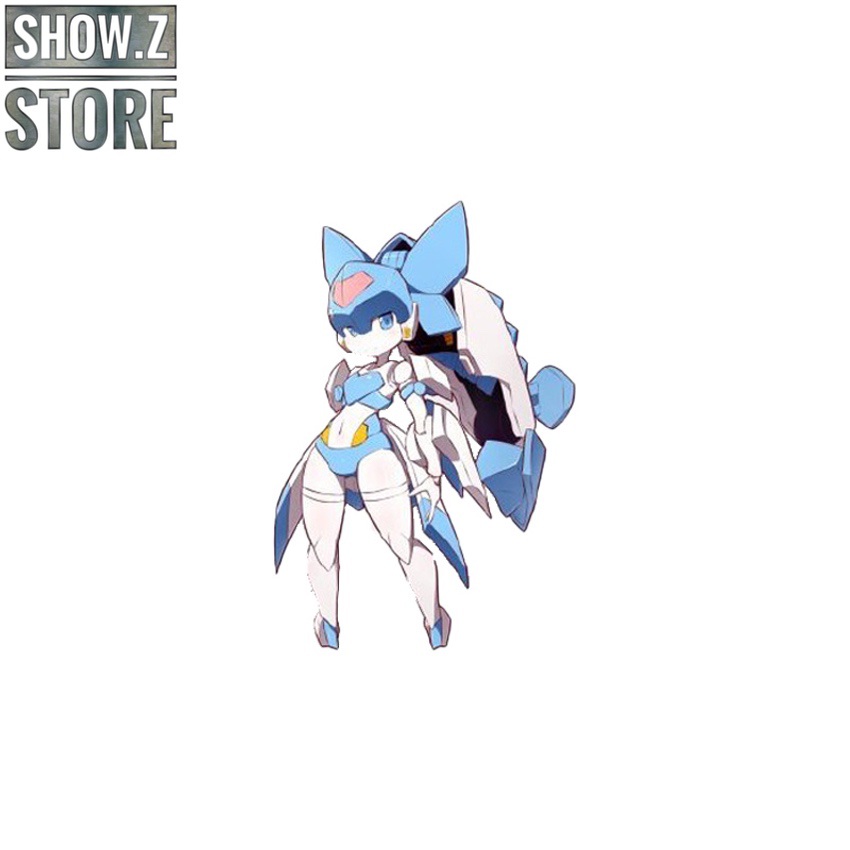 Twin robot characters with large wing-like armor pieces Twin robot characters with large wing-like armor pieces
