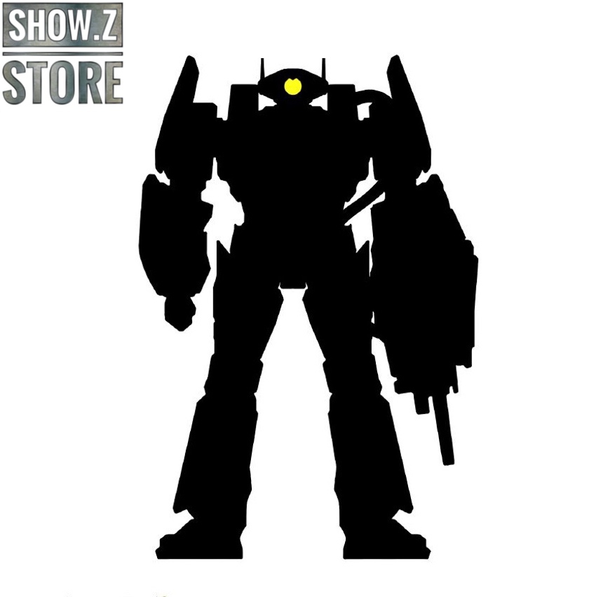 Lemontreetoys LT-07 Eggplant black robot character silhouette with yellow eyes Lemontreetoys LT-07 Eggplant black robot character silhouette with yellow eyes