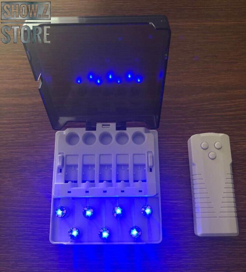 Pink LED strip with remote control and white battery pack assembly Pink LED strip with remote control and white battery pack assembly
