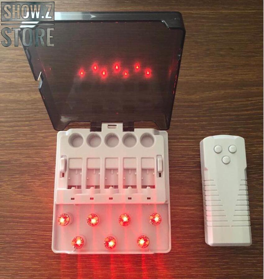 Dark background showcasing red and blue LED light strips with remote Dark background showcasing red and blue LED light strips with remote