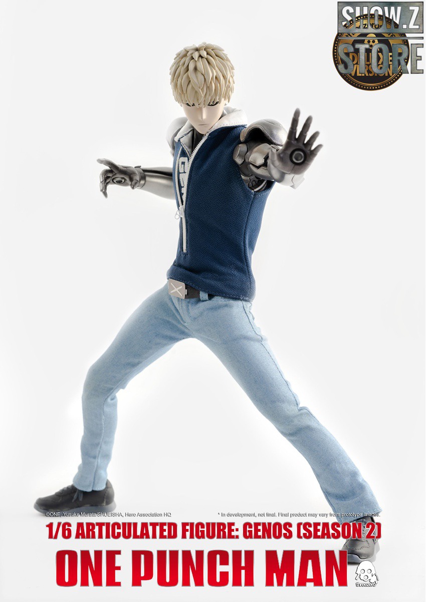 ThreeZero Genos Deluxe Edition figure with power effects ThreeZero Genos Deluxe Edition figure with power effects