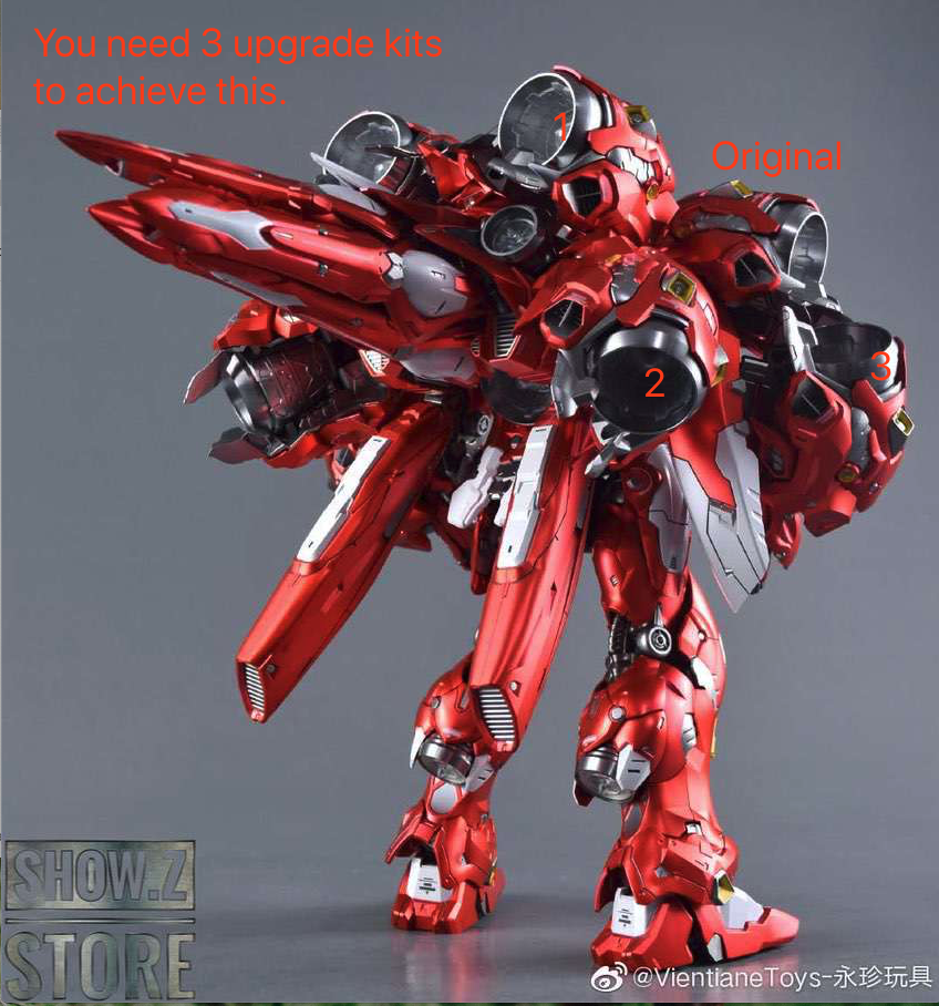 Metal Build AGX-04 GP-04 red mobile suit with extended beam sabers Metal Build AGX-04 GP-04 red mobile suit with extended beam sabers
