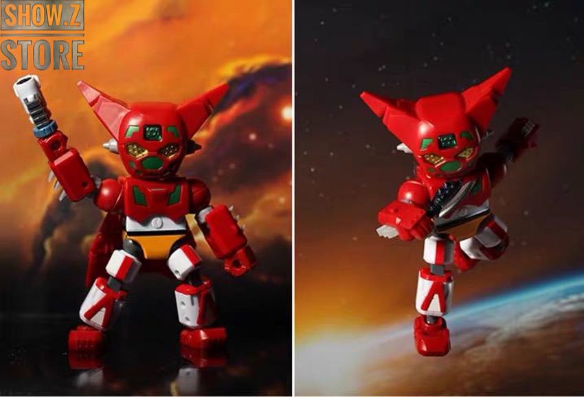 52Toys Megabox red white Getter No.1 robot figure transformation 52Toys Megabox red white Getter No.1 robot figure transformation