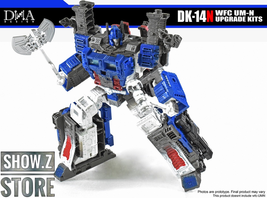 DK-14N upgrade kit parts showcase with assembly configurations DK-14N upgrade kit parts showcase with assembly configurations