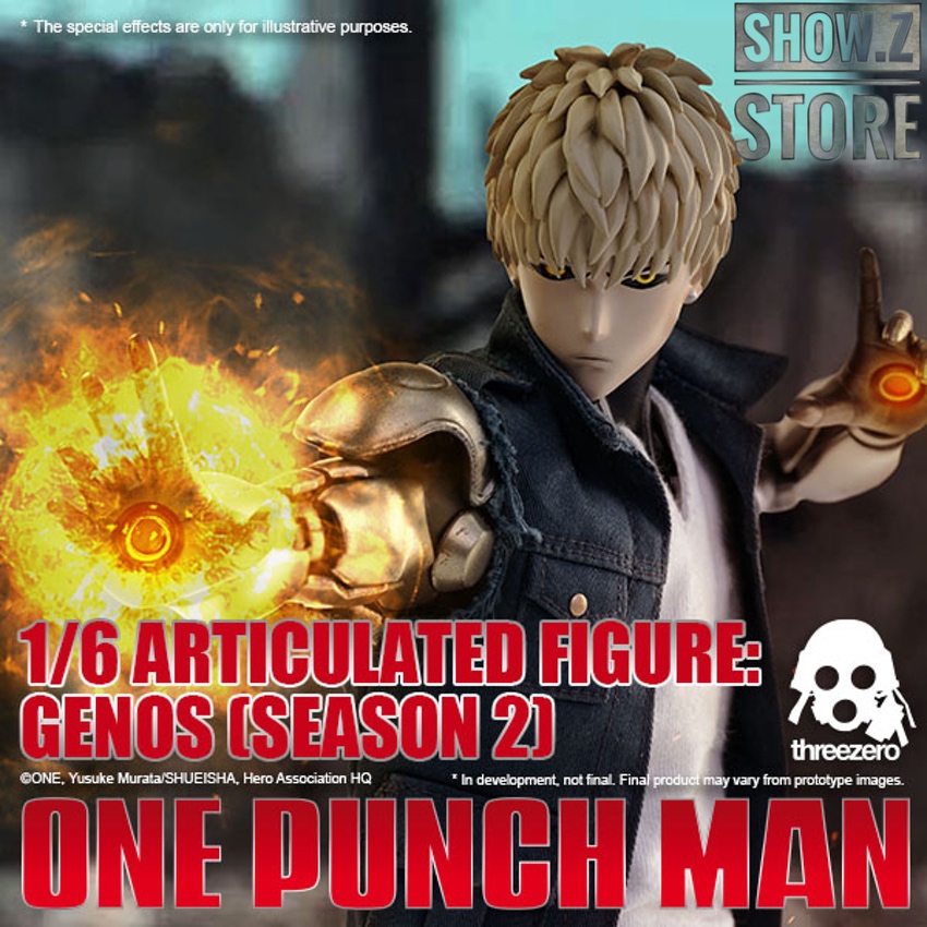 ThreeZero One-Punch Man Genos Standard Edition figure ThreeZero One-Punch Man Genos Standard Edition figure