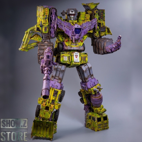 ToyWorld Constructor Devastator G1 color yellow purple robot toy ToyWorld Constructor Devastator G1 color yellow purple robot toy