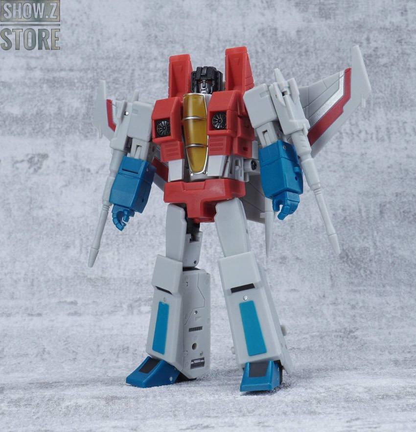 Blue robot fighter jet with yellow accents transformation mode Blue robot fighter jet with yellow accents transformation mode