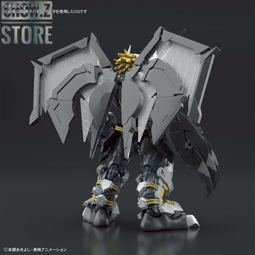 Blackwargreymon transparent blue crystal figure display Blackwargreymon transparent blue crystal figure display
