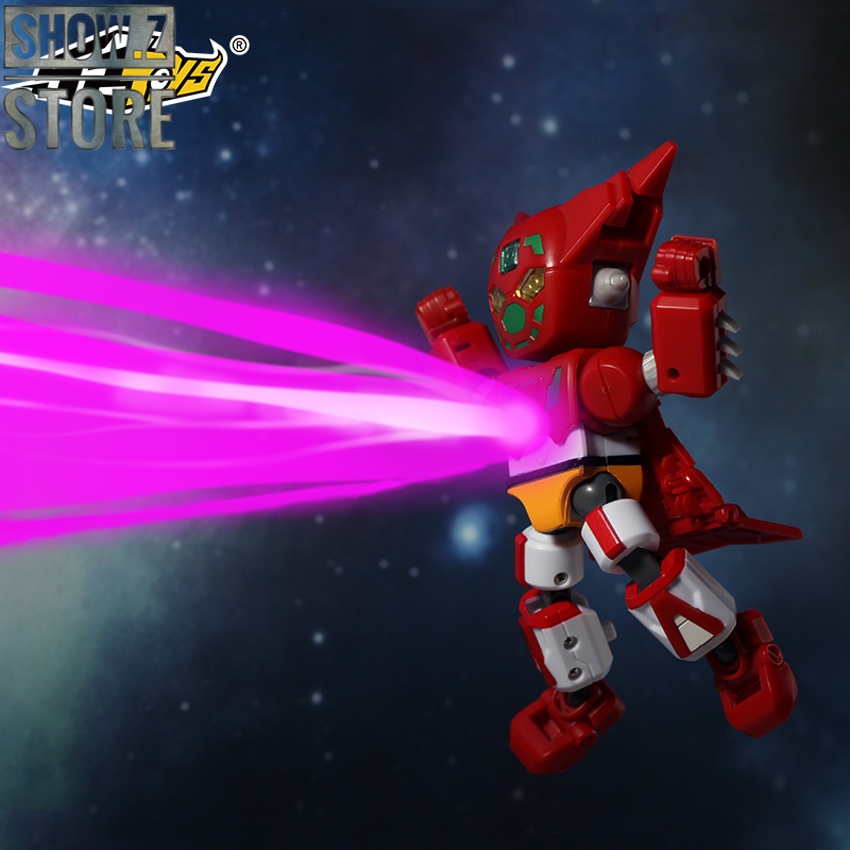 Megabox Getter No.1 firing red energy beam dramatic action pose Megabox Getter No.1 firing red energy beam dramatic action pose