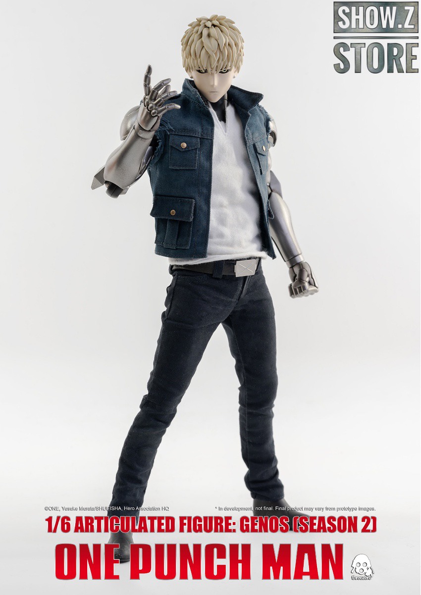 ThreeZero One-Punch Man Season 2 Genos figure energy blast ThreeZero One-Punch Man Season 2 Genos figure energy blast