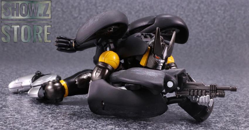Shadow Panther robot in action pose with weapons Shadow Panther robot in action pose with weapons