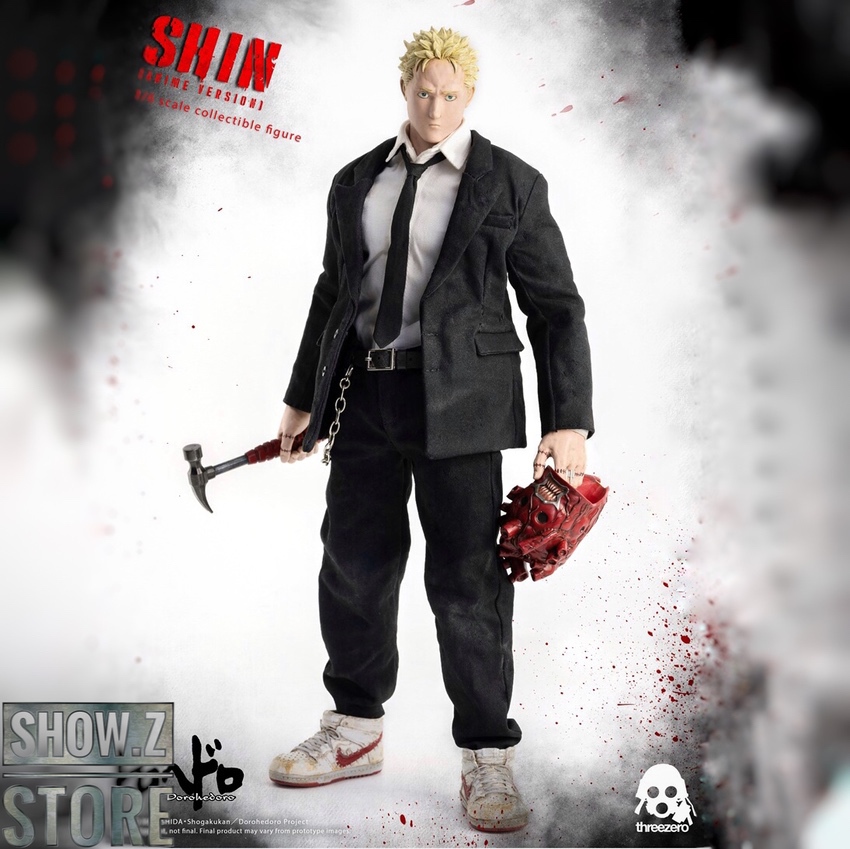ThreeZero Dorohedoro Shin anime version character collectible figure package ThreeZero Dorohedoro Shin anime version character collectible figure package