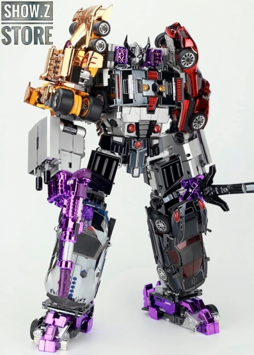 Menasor combiner robot in full robot mode with detailed paintwork Menasor combiner robot in full robot mode with detailed paintwork