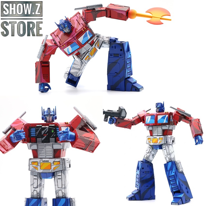 Transform Element Optimus Prime cell shaded cartoon style robot Transform Element Optimus Prime cell shaded cartoon style robot