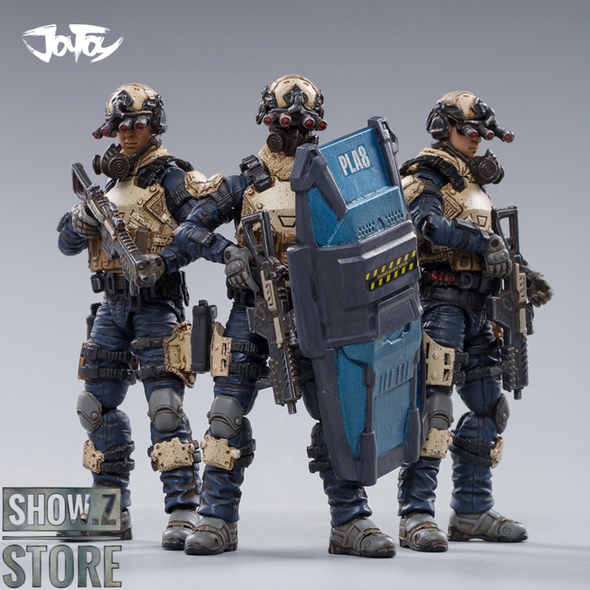 JoyToy Source 1/18 War Stars Starhawk Indigo Fleet soldier figure standing JoyToy Source 1/18 War Stars Starhawk Indigo Fleet soldier figure standing