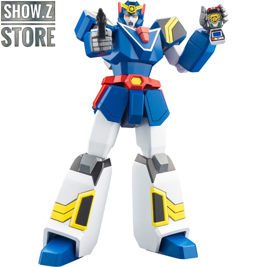 Kotobukiya Brave Police J-Decker blue and white robot figure Kotobukiya Brave Police J-Decker blue and white robot figure