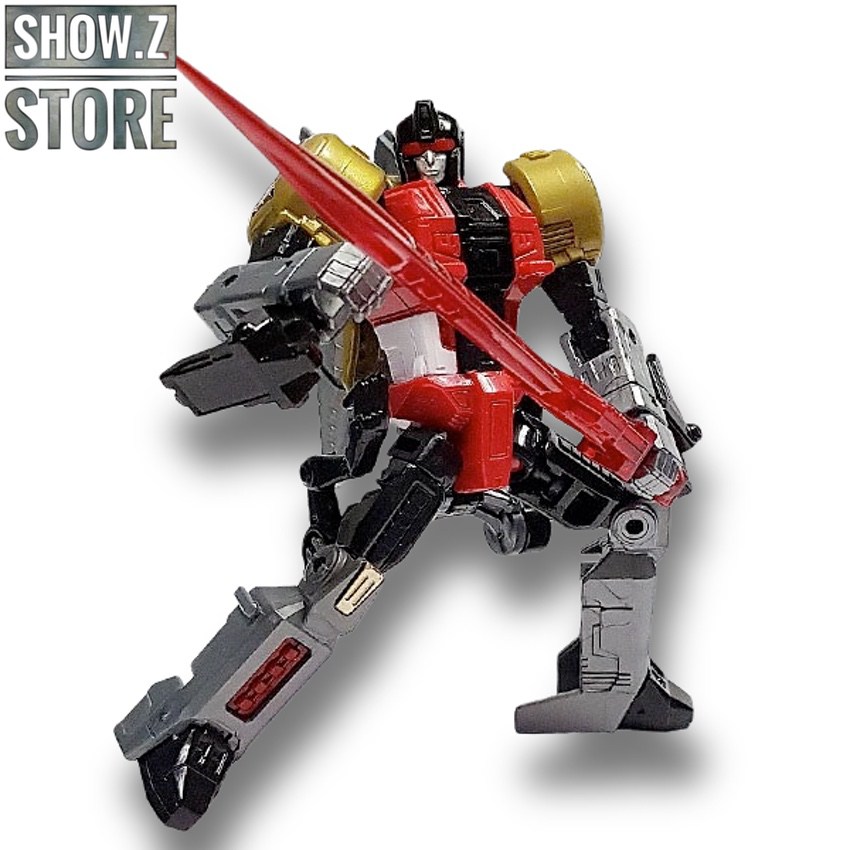 Black Mamba H6002-4B Raptor robot in red black and gold colors Black Mamba H6002-4B Raptor robot in red black and gold colors