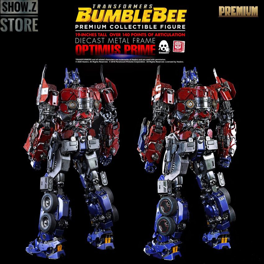 Bumblebee robot showing back armor panels detail with extensive articulation Bumblebee robot showing back armor panels detail with extensive articulation