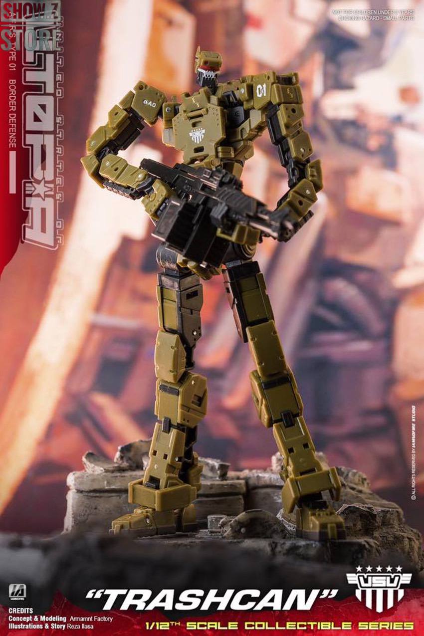 Toy Notch Astrobots USU01 tan gray robot warrior figure Toy Notch Astrobots USU01 tan gray robot warrior figure