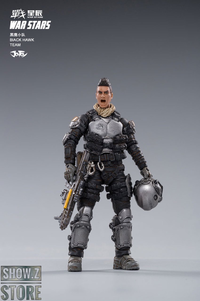 War Stars Starhawk 7th Army Blackhawk soldier figure front facing view War Stars Starhawk 7th Army Blackhawk soldier figure front facing view