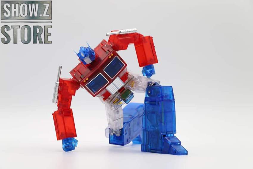 Transparent Optimus Prime showing internal mechanical detail Transparent Optimus Prime showing internal mechanical detail