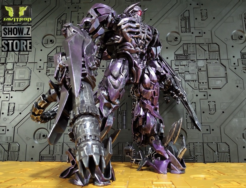 Metallic transformer fusion robot detailed close-up head armor design Metallic transformer fusion robot detailed close-up head armor design