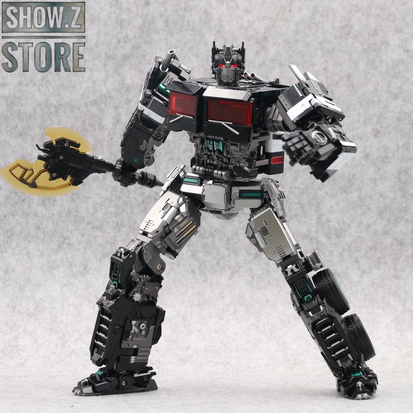 Aoyi tactical commander Nemesis Prime robot in full stance Aoyi tactical commander Nemesis Prime robot in full stance