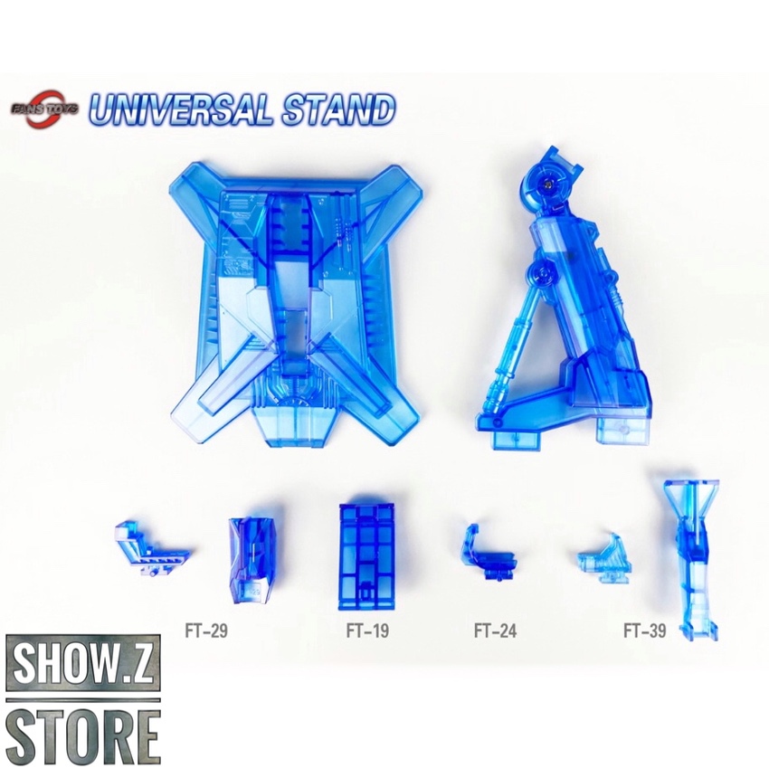 FansToys universal stand blue display base with multiple mounting options FansToys universal stand blue display base with multiple mounting options