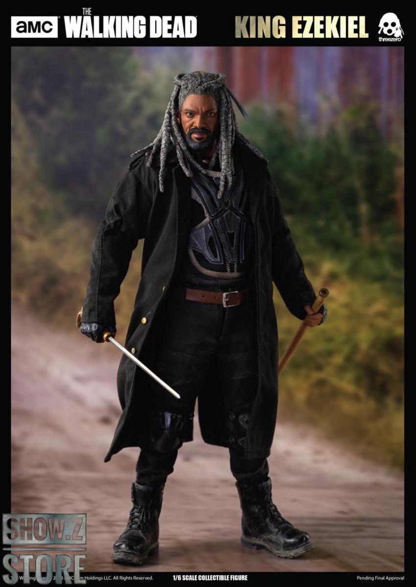 King Ezekiel standing pose with dreadlocks and armor King Ezekiel standing pose with dreadlocks and armor