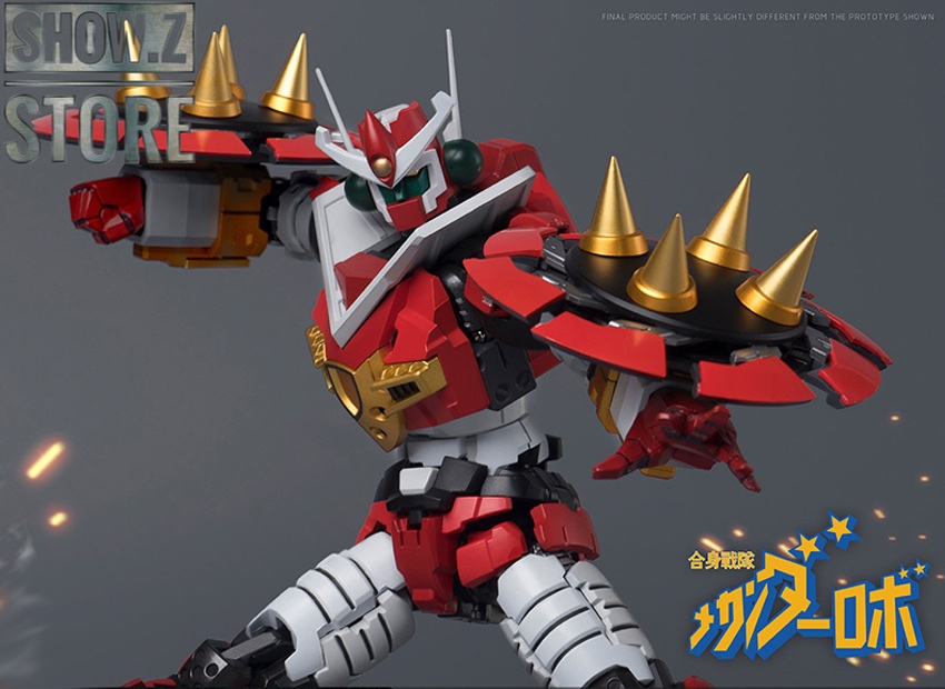 Blitzway Mechander Robo robot in dynamic battle stance pose Blitzway Mechander Robo robot in dynamic battle stance pose