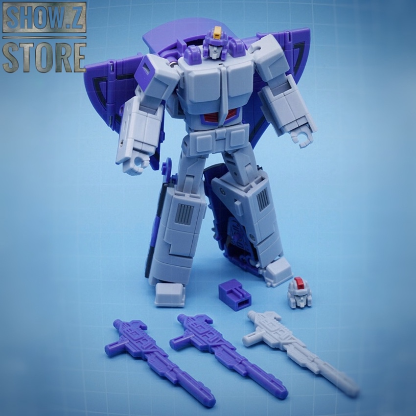 MechFansToys MS-18 Steel Ambition purple robot toy in box MechFansToys MS-18 Steel Ambition purple robot toy in box