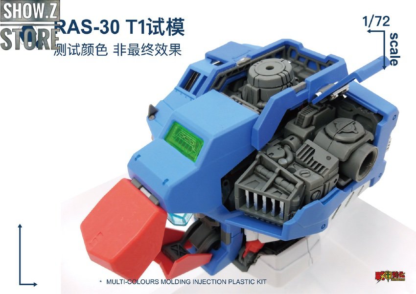 Rodams GP03S clear assembled complete model display Rodams GP03S clear assembled complete model display