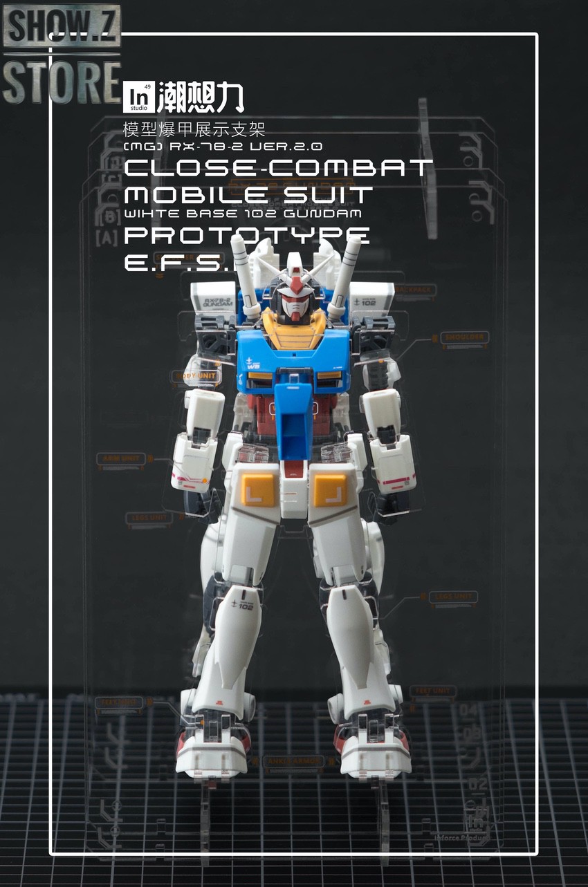 RX-78-2 Gundam MG scale with mechanical interior exposed RX-78-2 Gundam MG scale with mechanical interior exposed