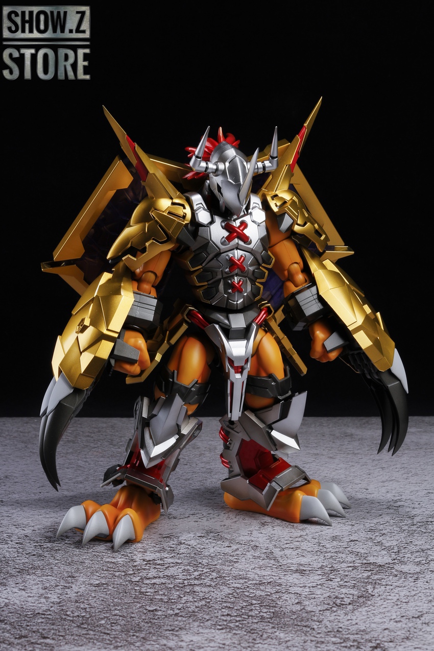 Wargreymon Amplified complex articulated digital beast figure Wargreymon Amplified complex articulated digital beast figure