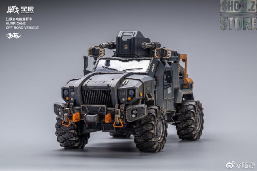 Disassembled view showing all JoyToy off-road vehicle parts Disassembled view showing all JoyToy off-road vehicle parts