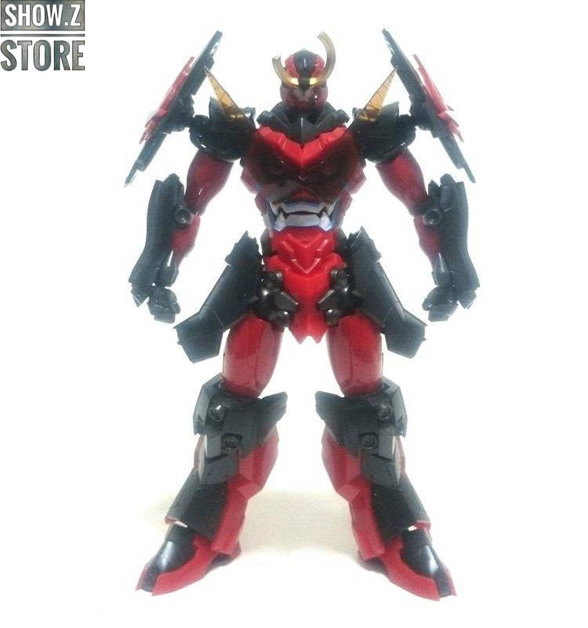 Gurren Lagann figure showing signature dual drill transformation pose Gurren Lagann figure showing signature dual drill transformation pose