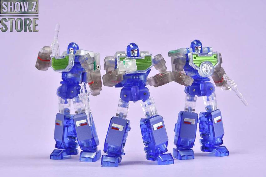 Multiple blue transparent Chimera units shown in standing formation Multiple blue transparent Chimera units shown in standing formation