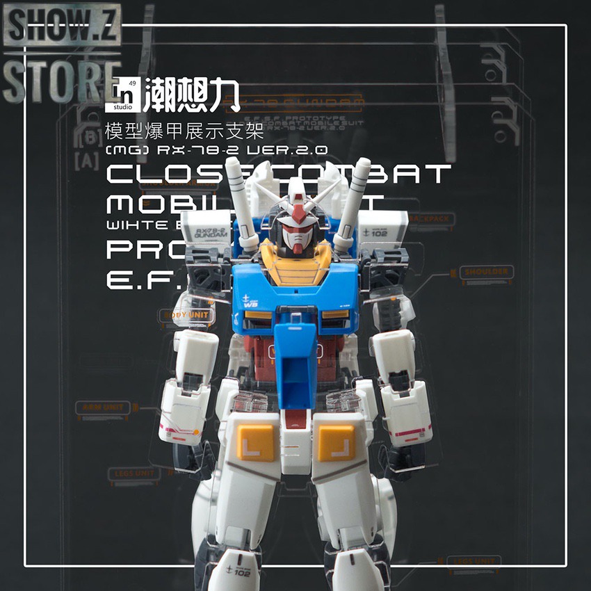 Gundam Ver2.0 showing detailed frame construction and wiring Gundam Ver2.0 showing detailed frame construction and wiring