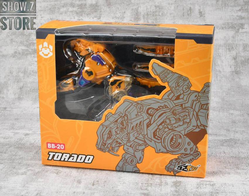 52Toys BeastBox BB-20 Torado orange and blue transformation toy 52Toys BeastBox BB-20 Torado orange and blue transformation toy