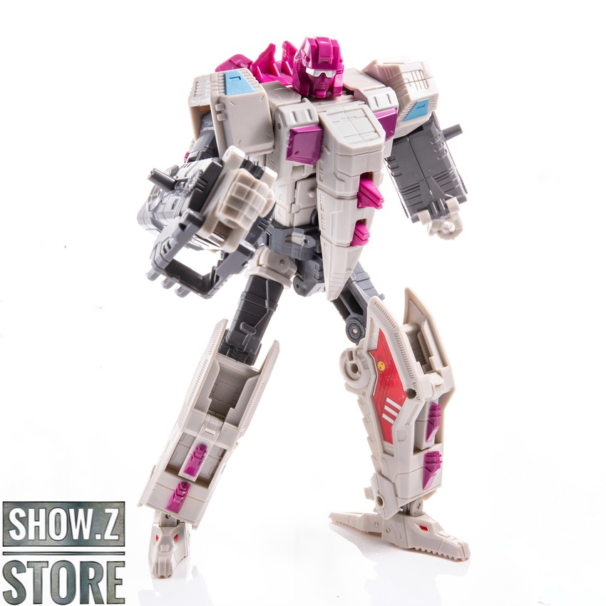 Aoyi Mech Raging Dragon Hun-Gurrr robot with magenta armor and extended limbs Aoyi Mech Raging Dragon Hun-Gurrr robot with magenta armor and extended limbs