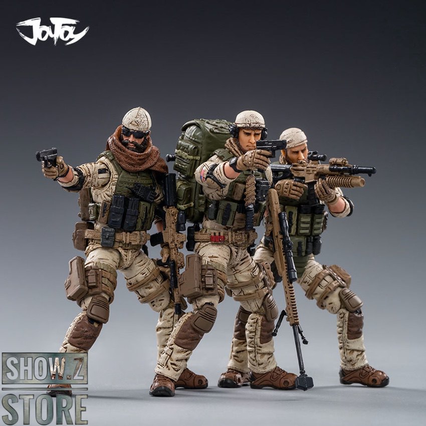 Four Delta Force soldiers in combat stance with various weapons and tactical loadout Four Delta Force soldiers in combat stance with various weapons and tactical loadout