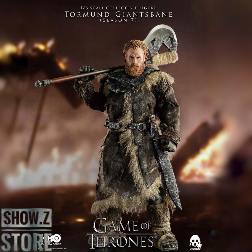 Tormund Giantsbane 1/6 collectible figure with fur armor and large axe weapon Tormund Giantsbane 1/6 collectible figure with fur armor and large axe weapon