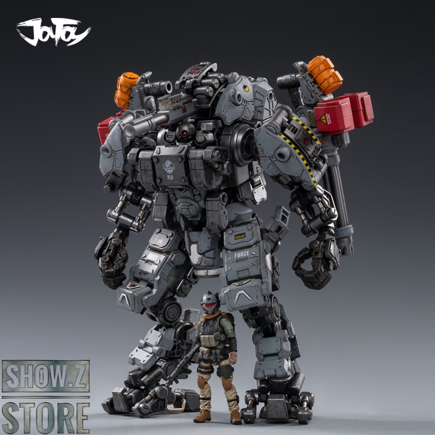 JoyToy Steel Bone H05 mecha with red and gray armor JoyToy Steel Bone H05 mecha with red and gray armor