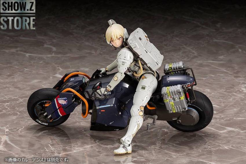 Reverse Trike in three-wheel motorcycle configuration with driver action figure mounted Reverse Trike in three-wheel motorcycle configuration with driver action figure mounted