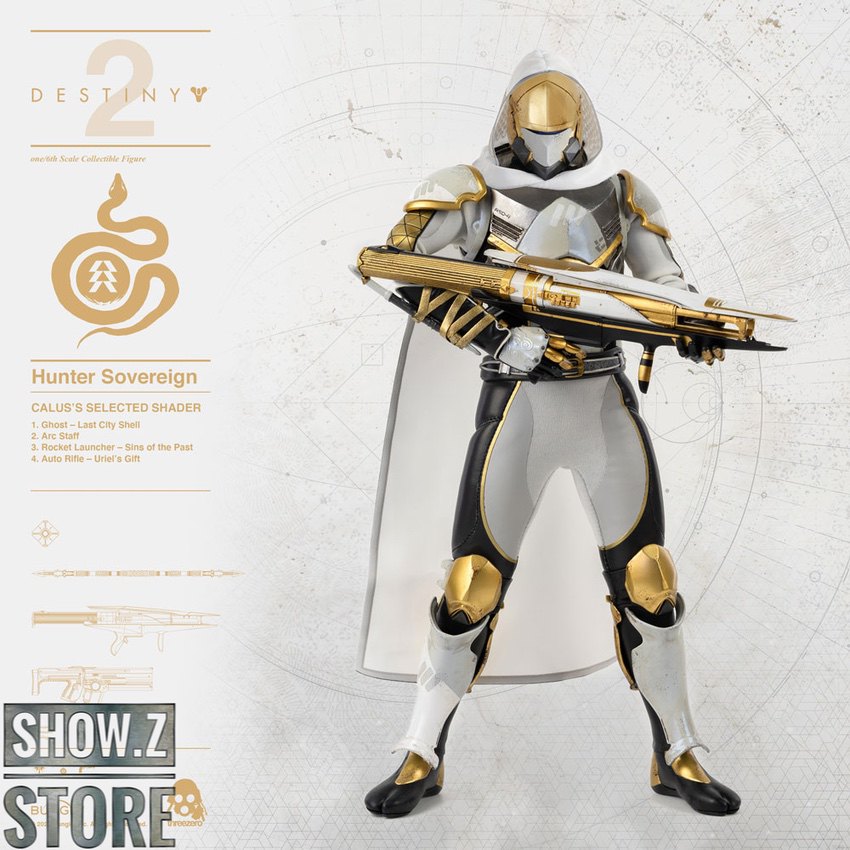 Hunter Sovereign aiming weapon gold decorated figure Hunter Sovereign aiming weapon gold decorated figure