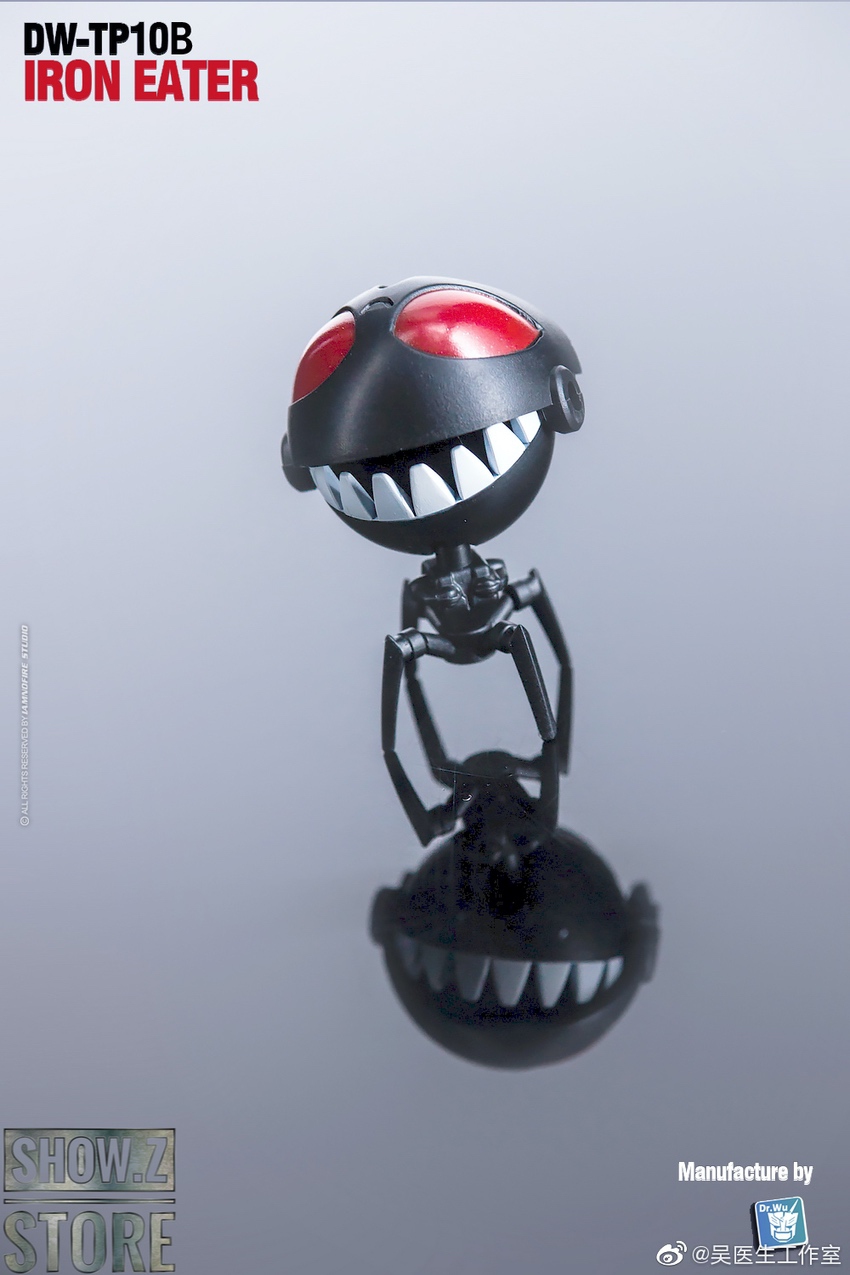 Dr.Wu Iron Eater black color scraplet wide angle transformation Dr.Wu Iron Eater black color scraplet wide angle transformation