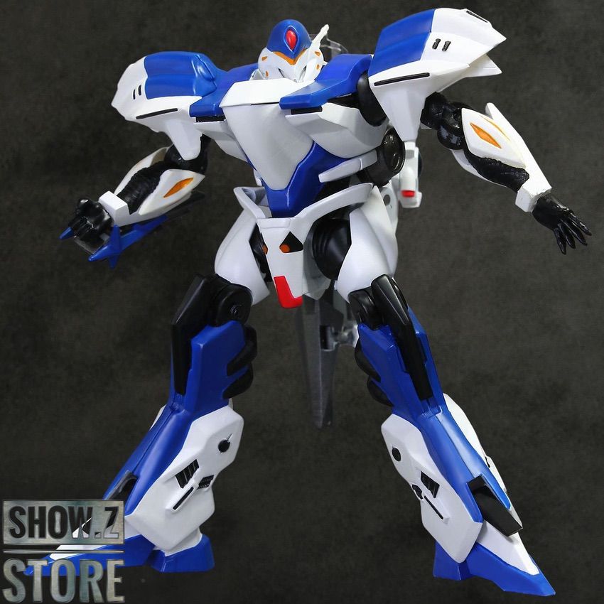 Evolution Toy Sol Tekkaman Noal version blue white robot fighter Evolution Toy Sol Tekkaman Noal version blue white robot fighter