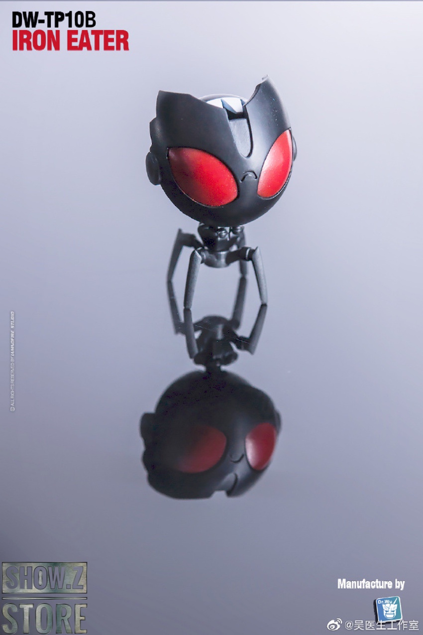 Dr.Wu Iron Eater black color scraplet red eye grinning detail Dr.Wu Iron Eater black color scraplet red eye grinning detail