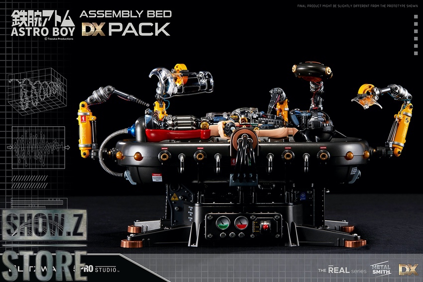 Assembly bed DX pack with complete robotic arms and control interface Assembly bed DX pack with complete robotic arms and control interface